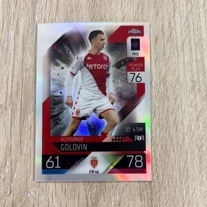 Topps Trading Card with Red and White Design